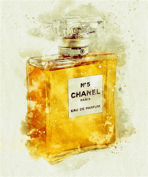 chanel no 5 painting.